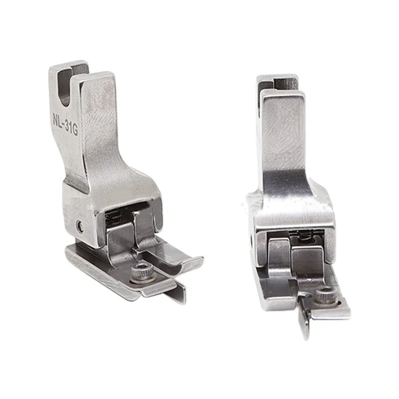 NR-31G NL-31G Adjustable Concealed Seam Compensating Presser Foot Drop Stitch Industrial Lockstitch Sewing Machine Accessories
