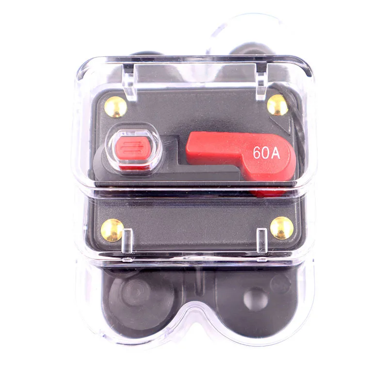 12V 24V DC Protection Circuit Breaker 30A 40A 50A 60A 80A 100A 150A 200A 250A 300A Auto Audio Fuse Holder for Solar Power