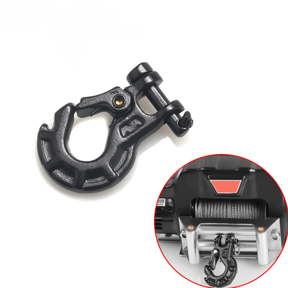 

1Pc 1:10 Alloy Tow Hook Winch Hook for RC Climbing Truck Car Decorative Tools (Black) Tow Hook for rc car