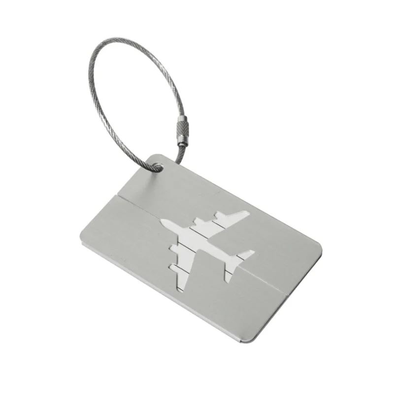 Reise Metall Gepäck anhänger Gepäck anhänger dauerhafte Gepäck identifikation mit Visitenkarte halter Mode Label Reise accessoires – Detail 17