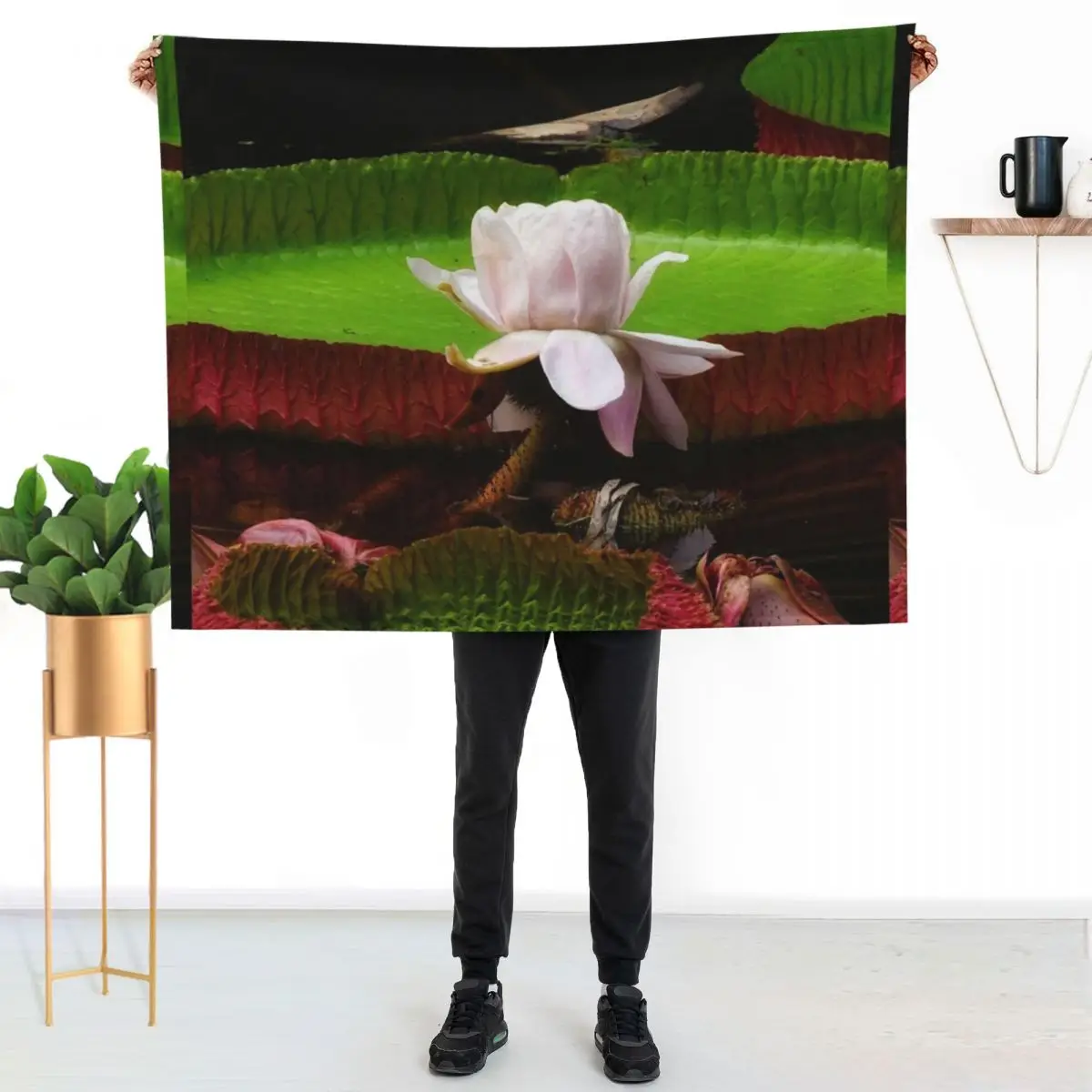 

The Centerpiece Throw Blanket Men's Soft Warm Throw Blanket for Couch
