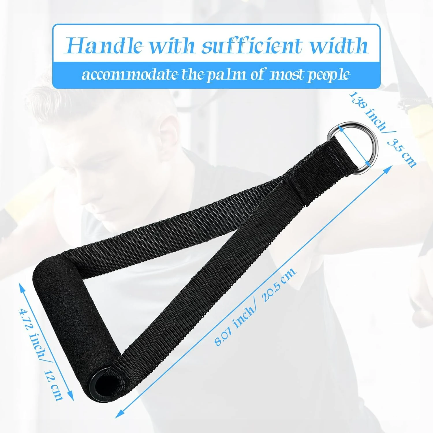 Durable and Resilient Resistance Band Handles for Enhanced Resistance Training- Maximize Workout Performance with Strong Grip Pu
