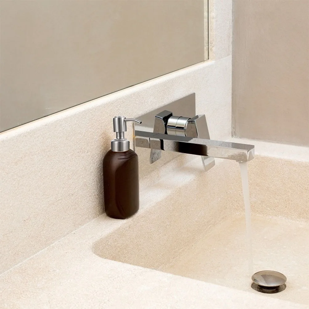 

2pcs Press Nozzle Dispenser Head Replacement Emulsion Bottle Plastic Soap Dispenser Pressure Emulsion Bottle Pump Head