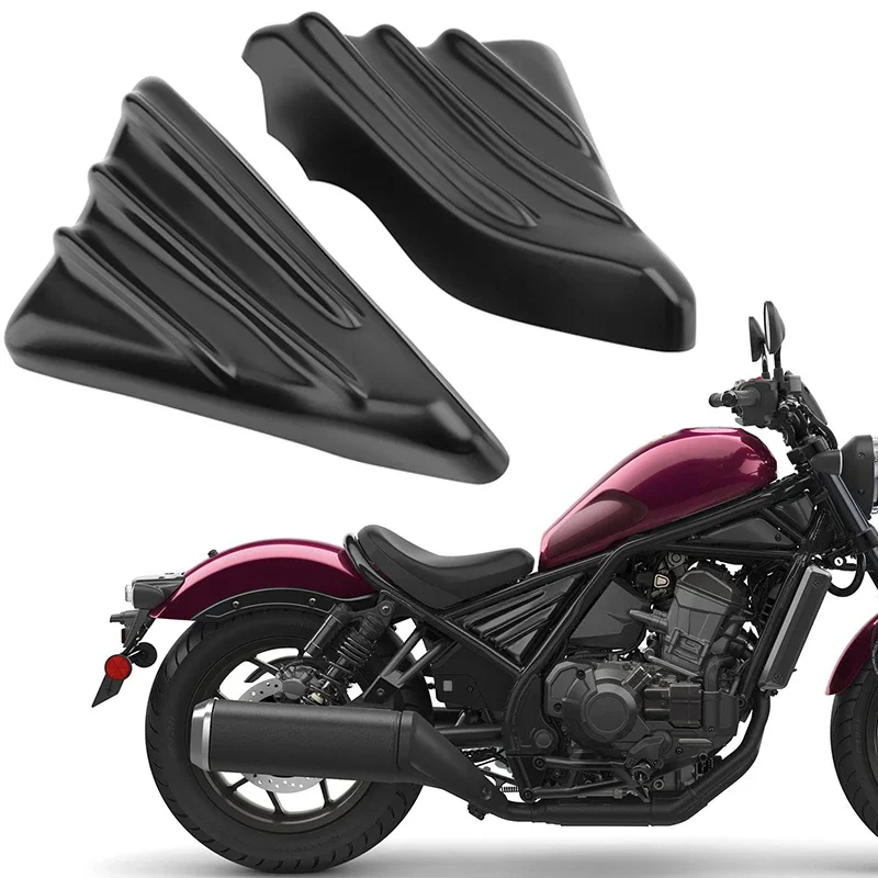 

Motorcycle Matte Black Side Frame Cover Panel Engine Guard Fairing Left Right For Honda Rebel 1100 CMX1100 2021 2024 2023 2022