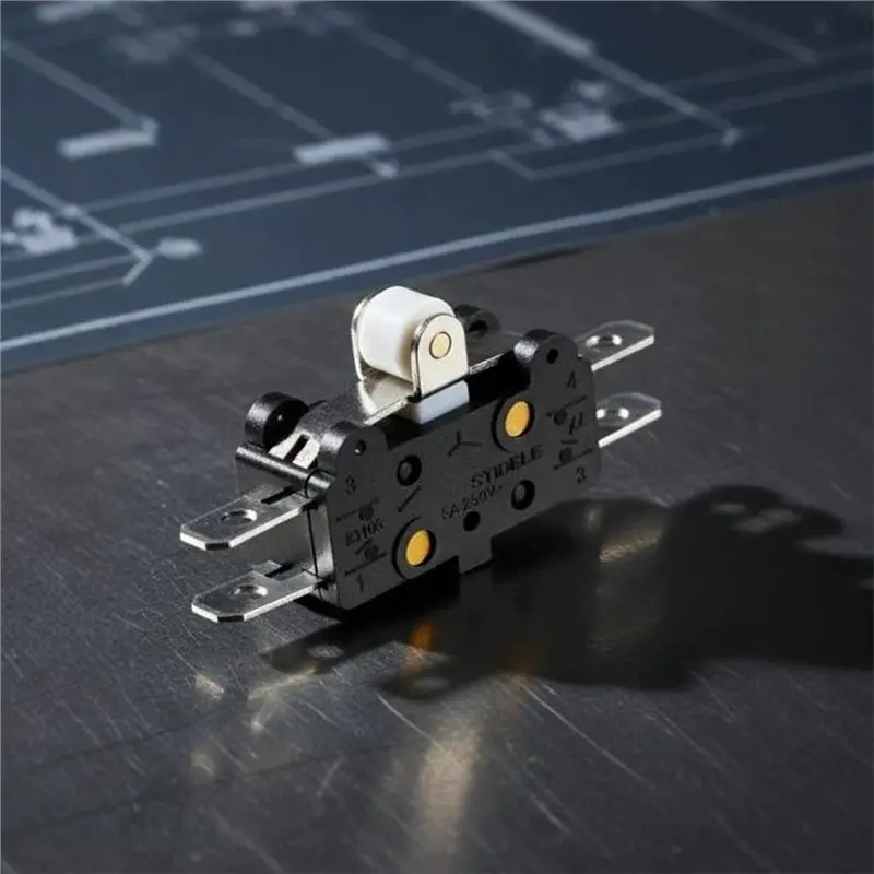 ABKW-Micro Limit Switch 83106 With Roller Lever 5A 250V Sensitive Response Terminals For Crouzet Small Home Appliances