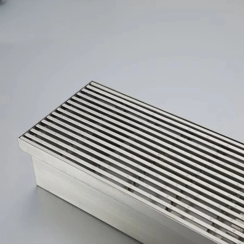 Rainwater gutter roof cleaning protective tank stainless steel with drain pipe modern metal building materials outdoor drainage