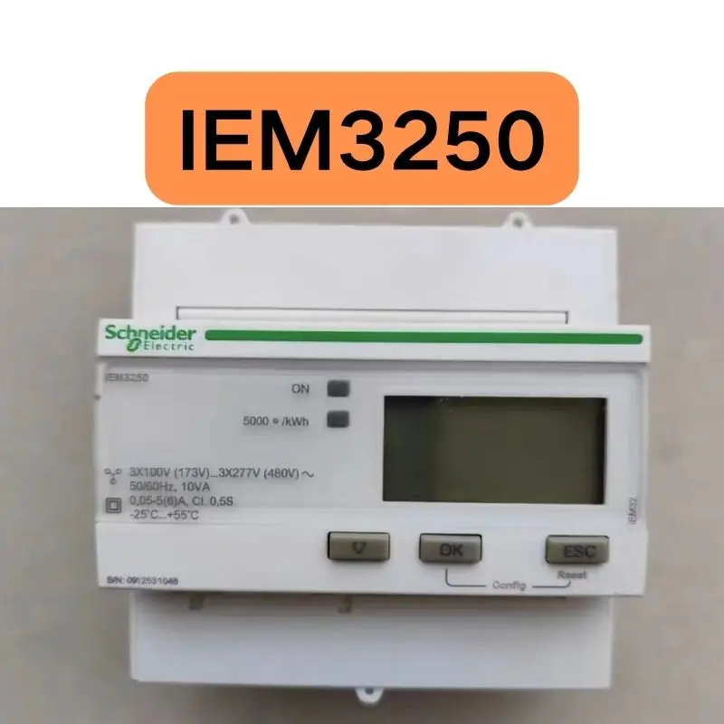 The second-hand IEM3250 multifunctional electric meter tested OK and its function is intact