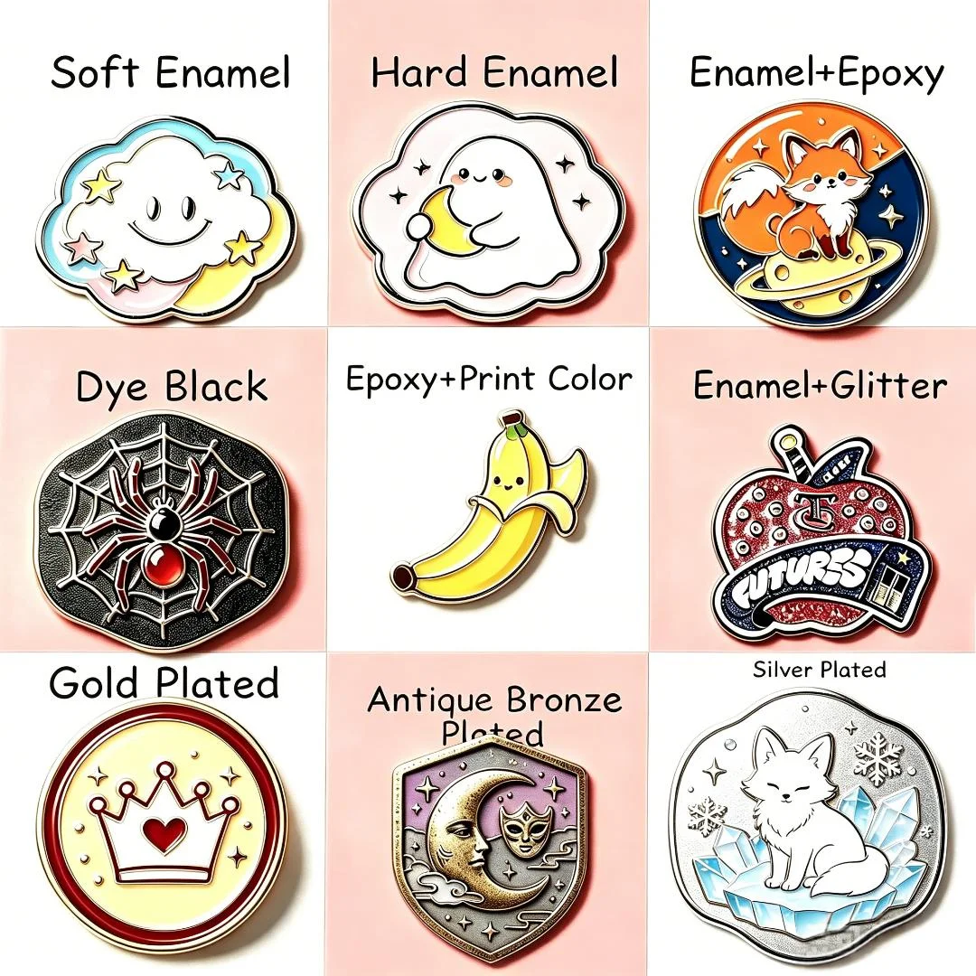 Custom Slideable Mood Turntable Enamel Pin Personalized Expression Brooch Funny Metal Badge Gift For Men Women Free Design