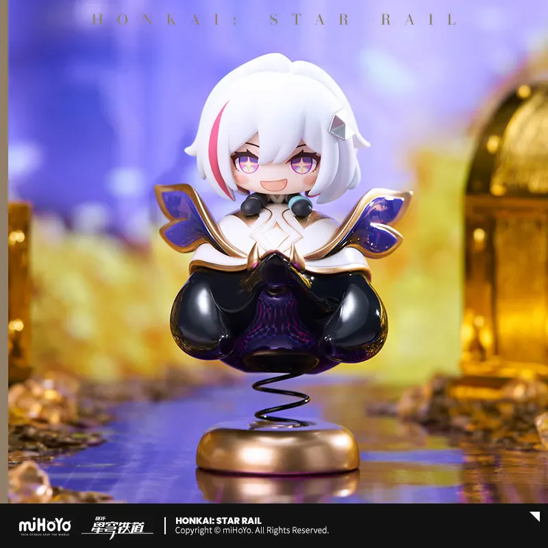 miHoYo Official Game Honkai:Star Rail Topaz&ZhangZhang Q-version Desktop Ornament Anime Prop Cartoon Doll Cosplay Halloween Gift - Image 5
