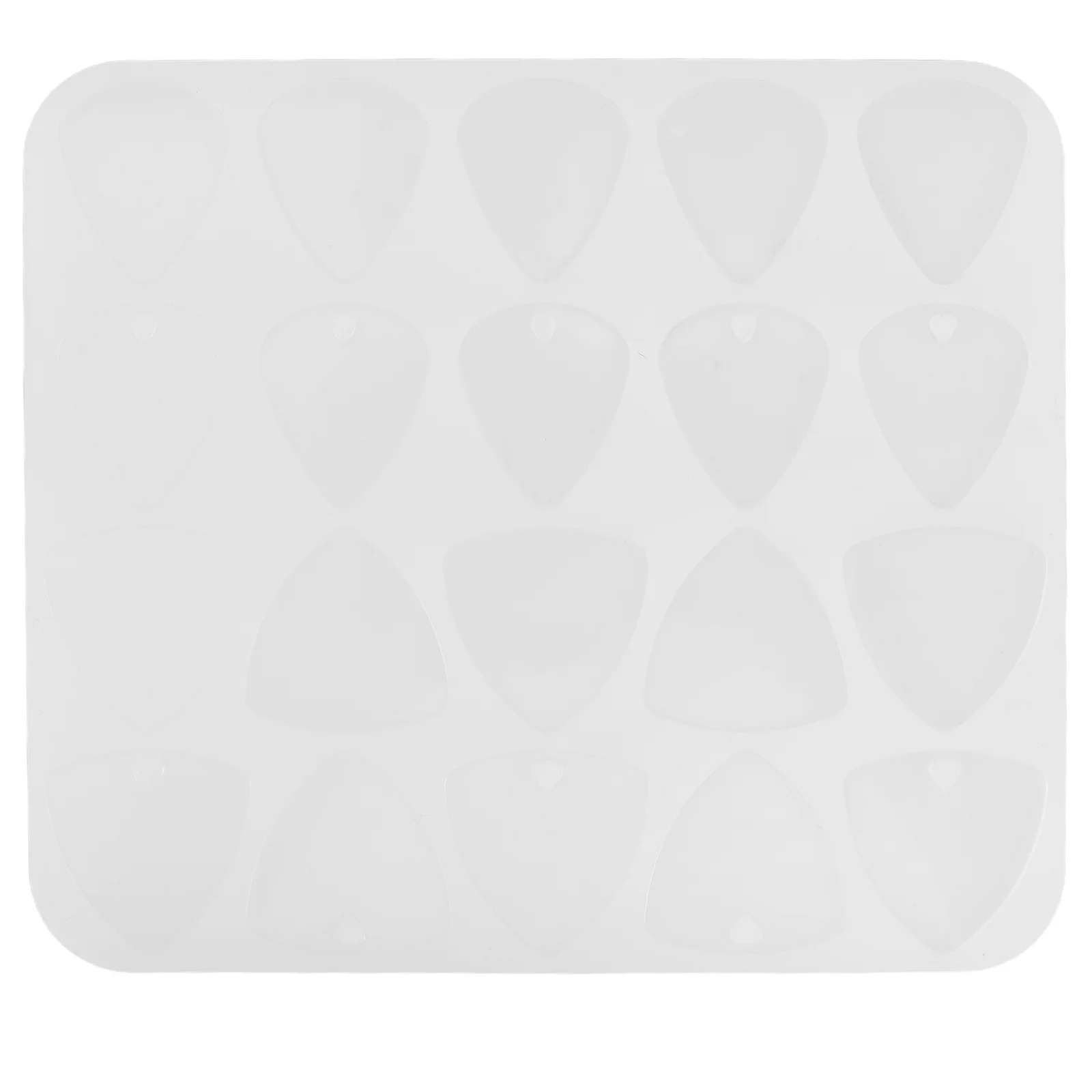 

Guitar Picks Silicone Molds for Epoxy Resin Durable Flexible DIY Craft Casting Molds Jewelry Making Keychains Thumb Picks