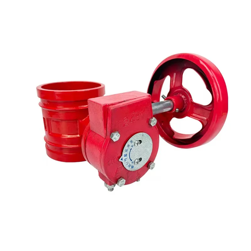 Fire hydrant with slot manual butterfly valve