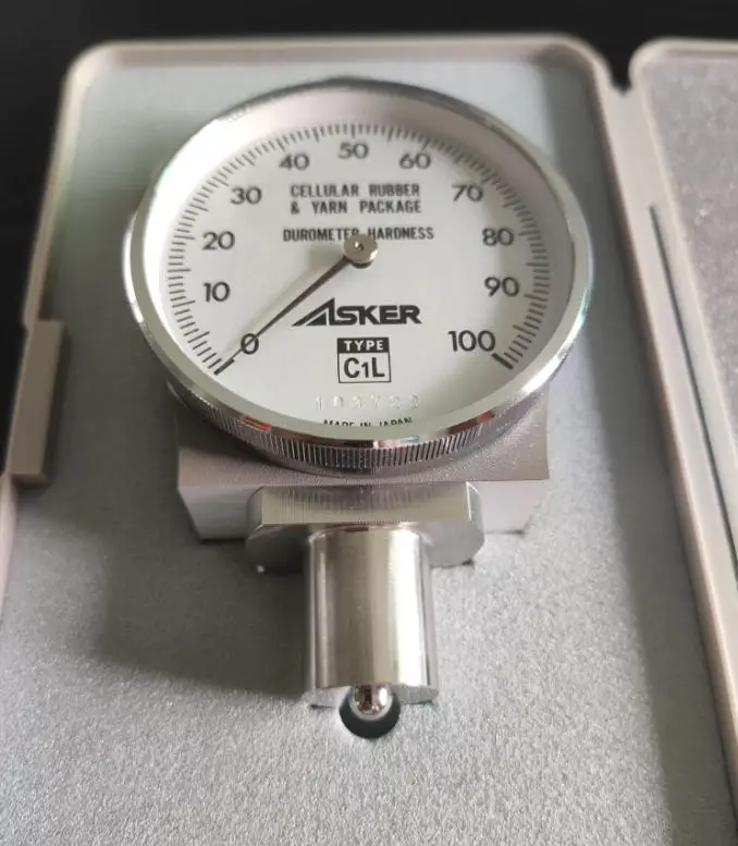 Hardness Tester C1l Analog Durometer For Soft Rubber Sponge Foam Elastomer EVA Testing