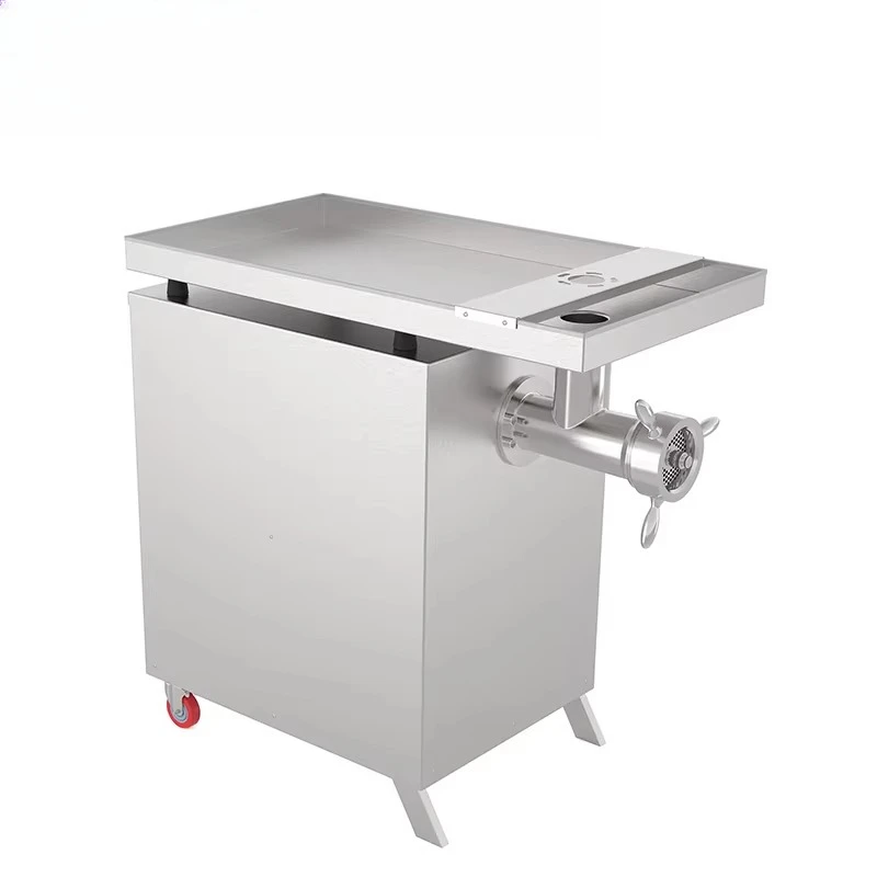 Industrial Commercial Automatic Frozen Meat Block Chili Sauce 304 Stainless Steel Meat Grinder