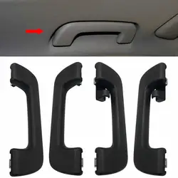 Black 1/4pcs Front Rear Left Right Roof Grip Handle Grab For Audi A4 S4 A5 S5 A3 A1 Q3 2008-2014 RS5 COUPE QUATTRO 2008-2014