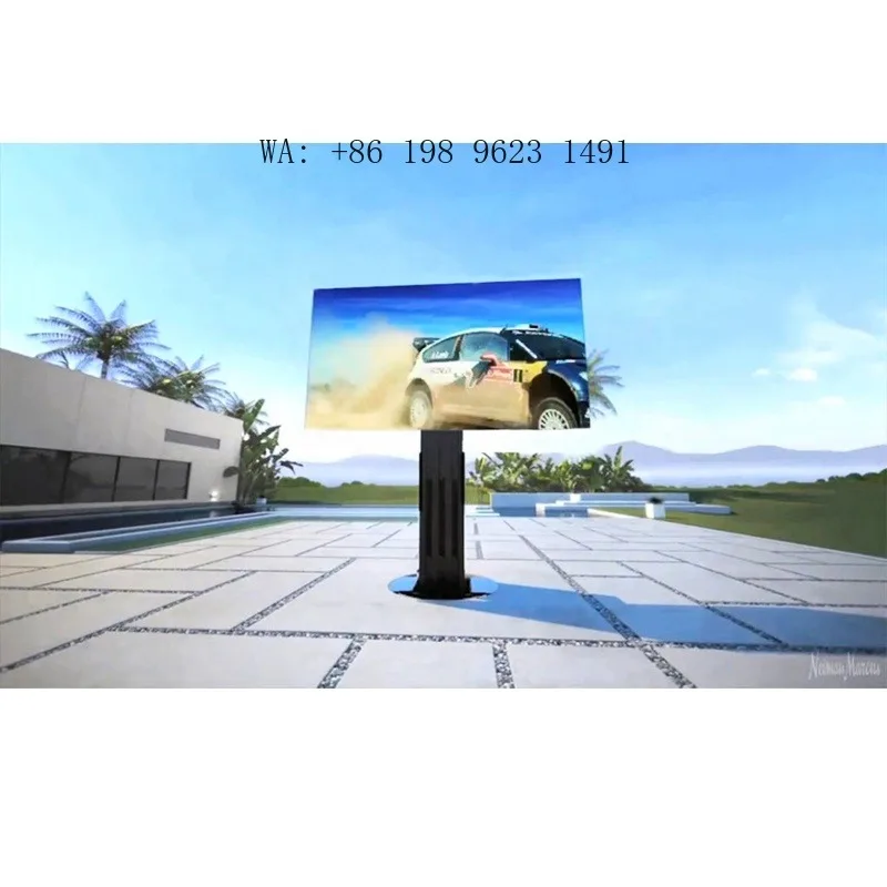 P2.5 Ultra HD 3D Effect Outdoor LED Panel IP65 Waterproof Large Fixed Installation Commercial Advertising Screen
