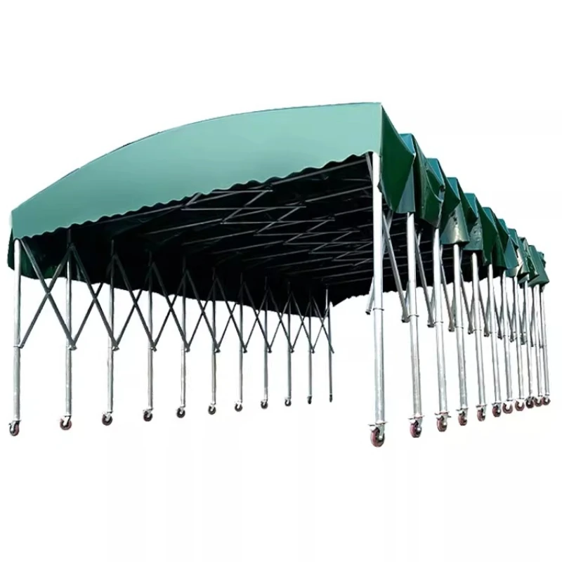 

Открытый пищевой киоск с навесом для занятий выдвижным навесом, парковочный тент