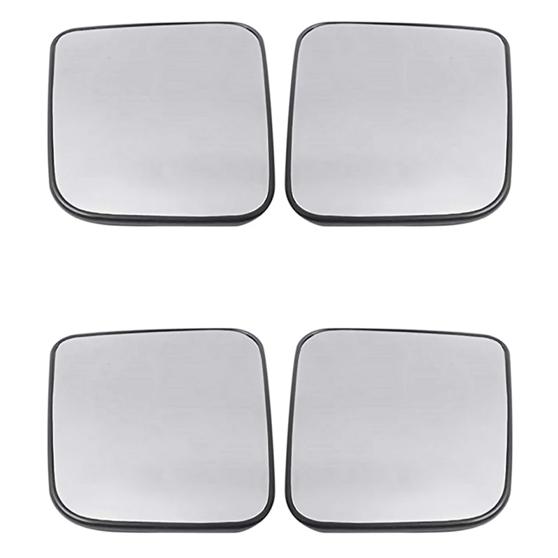 4X Heated Glass Rearview Mirrors Side Wing Rearview Mirrors For Nissan Pickup Trucks Patrol Y61 Navarra D22 1997-2015