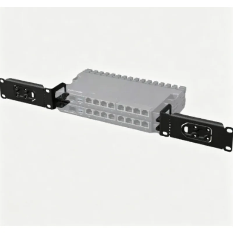 1U Rack Mount Bracket Kit K-79 | Dedicated 1U Server Cabinet Mounting Frame For 4-Port Network Router