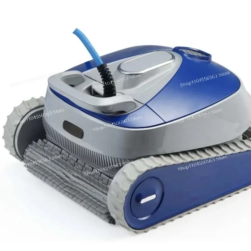 Robotic Pool Cleaner: Automatic Floor & Wall Scrubbing with Smart Navigation