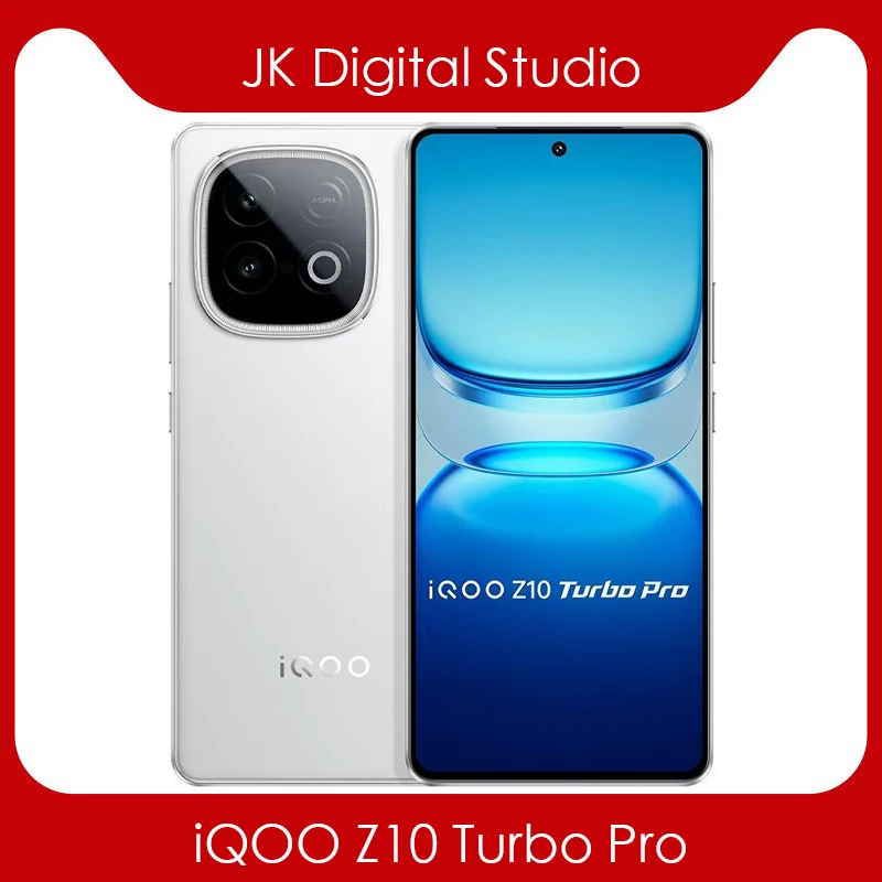 جديد IQOO Z10 Turbo Pro 5G هاتف محمول 6.78 بوصة AMOLED 144 هرتز Snapdragon8s Gen4 50MP 120 واط داش شاحن 7000 مللي أمبير بطارية OTA NFC