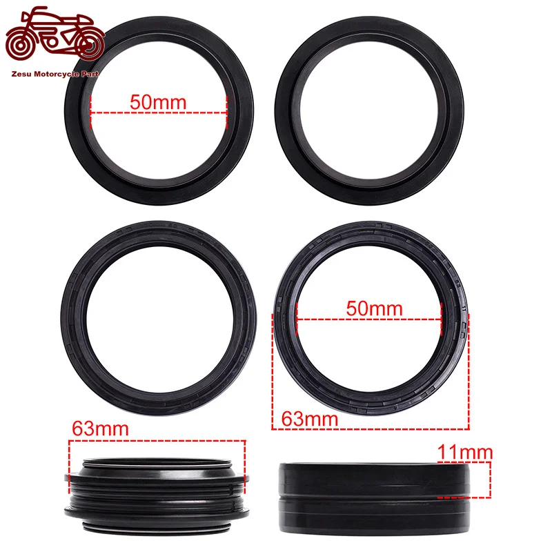 

50X63X11 50 63, сальник передней вилки мотоцикла, пылезащитный чехол для DUCATI 1100 HYPERMOTARD 07-09 1199 1299 PANIGALE 15-17 DIAVEL 1200