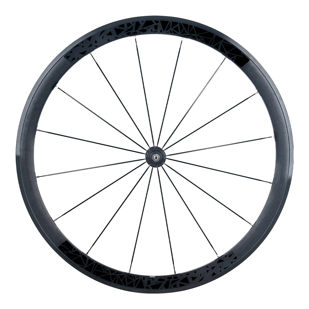 Neuer 700C 30/40/50mm Rennrad-Laufradsatz aus Aluminium mit Clincher-Felge, V-Bremse, Scheibenbremse, Steckachse und Center-Lock-Naben – Detail 12