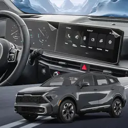 For Kia Sorento 2024 2025 12.3 inch car LCD gps Navigation Tempered glass and  Dashboard Screen film protector