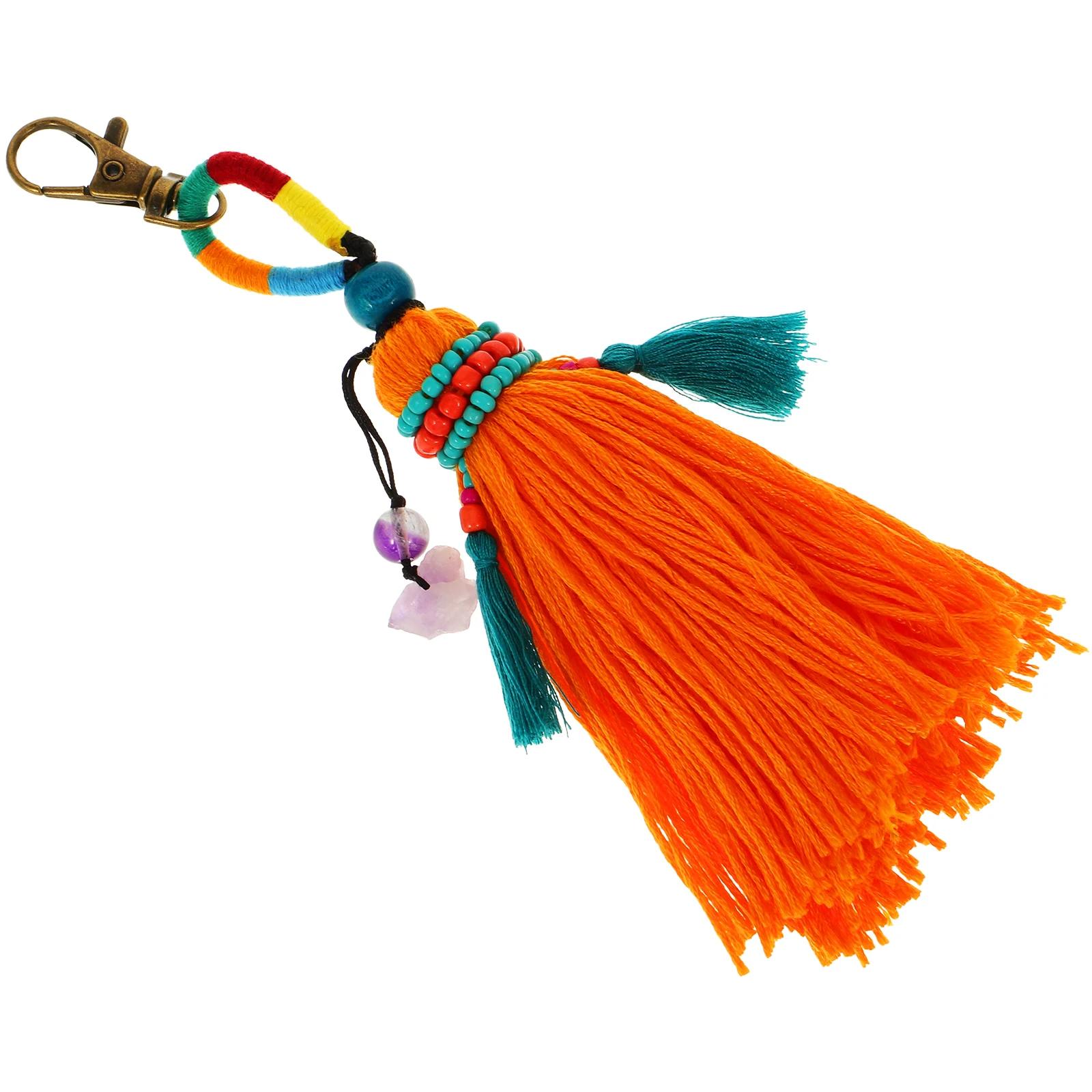 

Colorful Tassel For Crafts Car Decorations Rearview Mirror Hanging Bohemian Accessories Craft Bohemian Car Accessories Charm