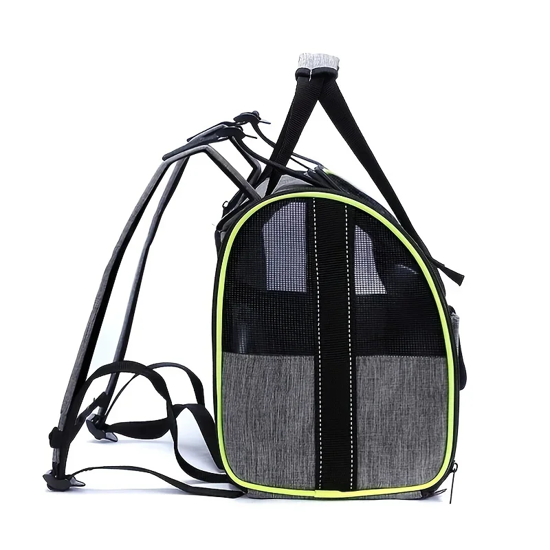 Multifunctional Portable Pet Backpack, 3-in-1, Breathable, Foldable, Travel, Outdoor, Cat and Dog Bag