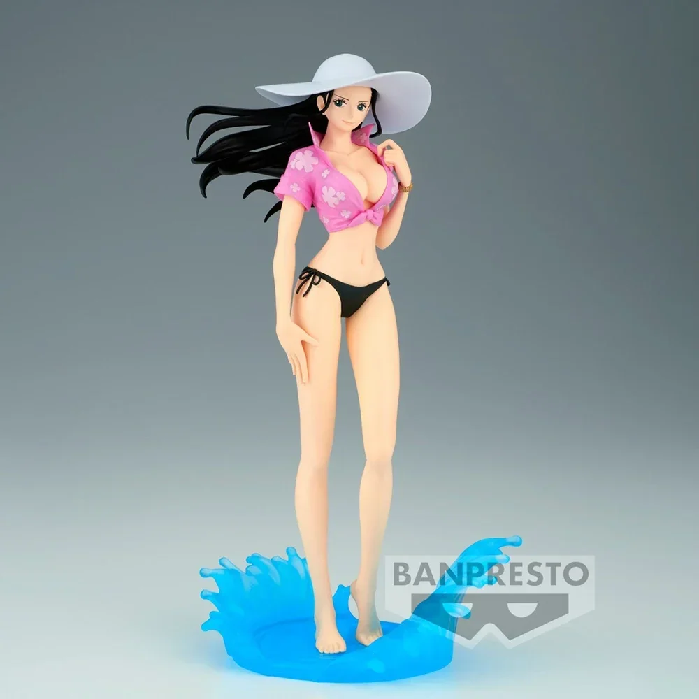 Original Bandai One Piece Nico Robin Glitter & Glamours Splash Style 23Cm Anime Figure Pvc Model Collectible Toys Child Gift