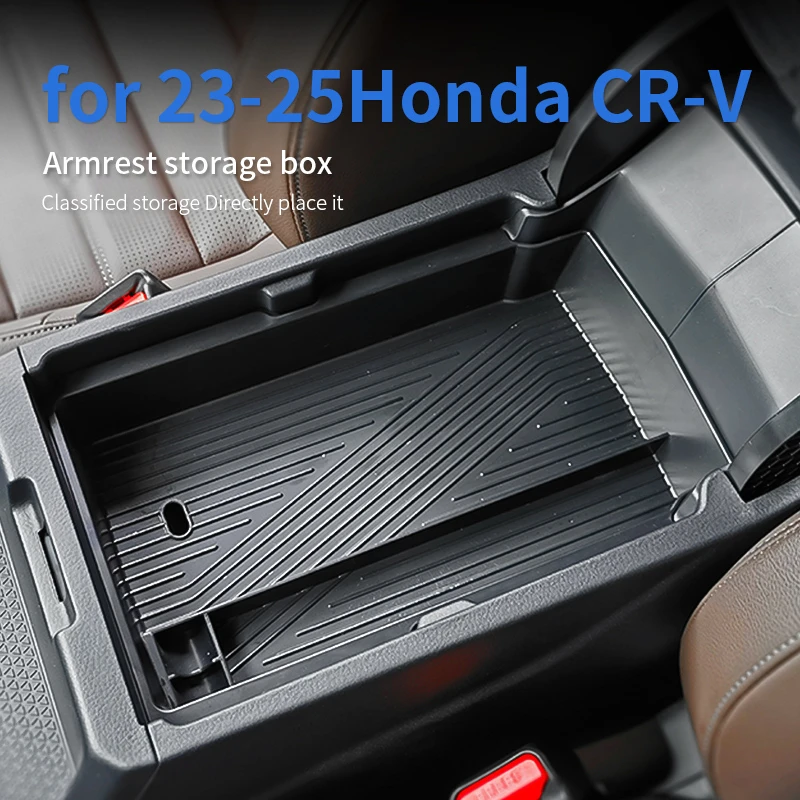 

For Honda CRV 2023 2024 Central Armrest Storage Box - Hidden Interior Car Storage Modification Accessory Enhanced Organization