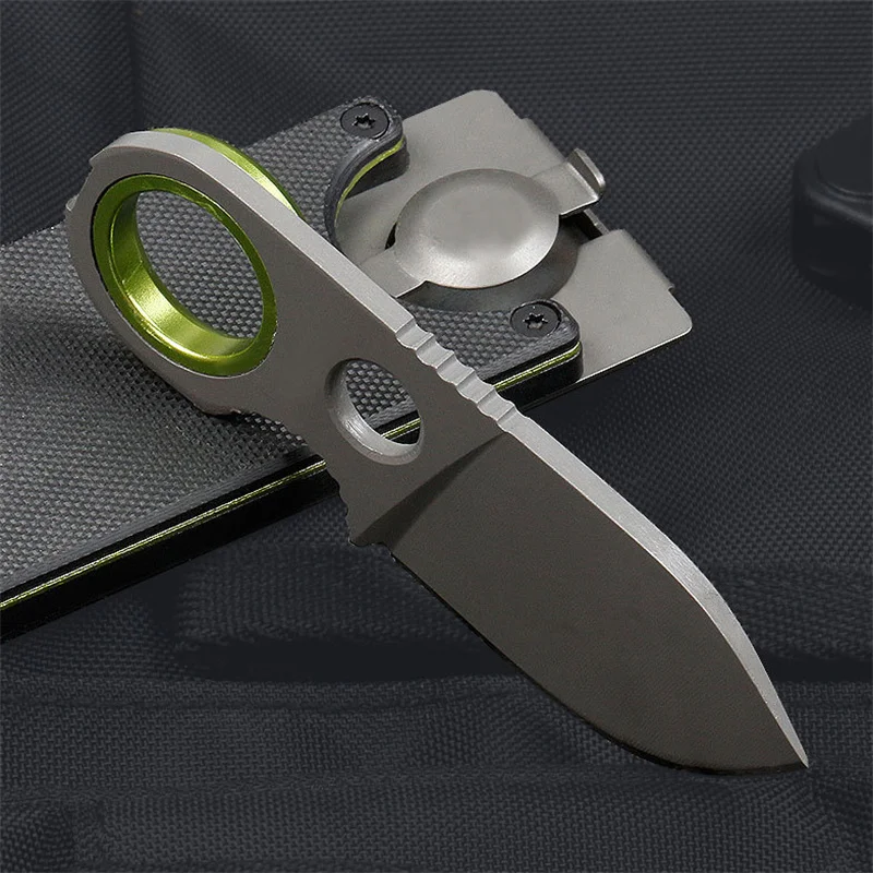 Portable High Quality Pocket Knife Camping Multifunctional Fixed Blade Keychain Multi-purpose Mini Fruit Knife Cutting Tools