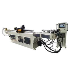 50 pipe bending machine single head bending machine punching integrated machine right angle taper CNC hydraulic fully automatic