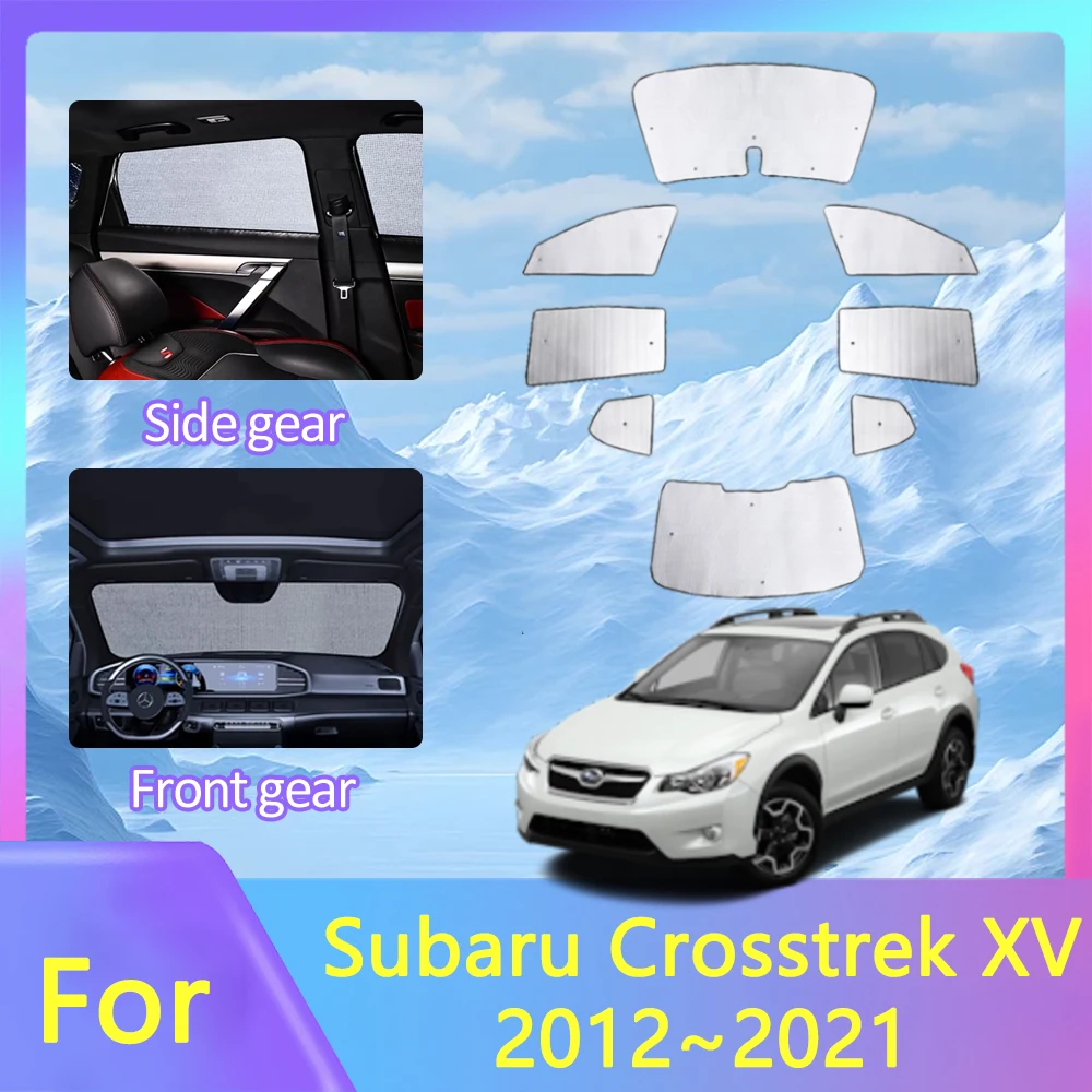 Full-Coverage Sunshades For Subaru Crosstrek XV GP GT 2012~2021 2017 Sun Protection Parasol Window Curtains Sunshading Board