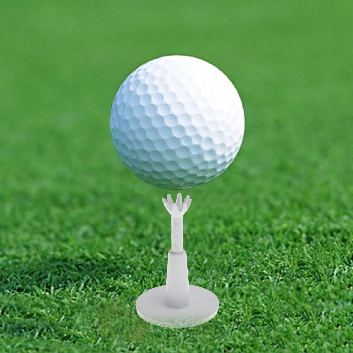 

2Pcs Tee Reusable EcoFriendly Adjustable Plastic Practice Tees 53mm 73mm Training Tool Accessories Equipment Golf Lovers