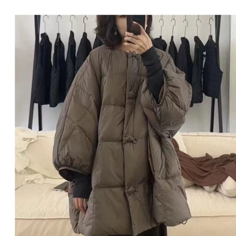 Cappotto in cotone autunno inverno donna 2025 nuova moda allentata casual tenere in caldo giacca in cotone colore puro addensare tuta sportiva femminile