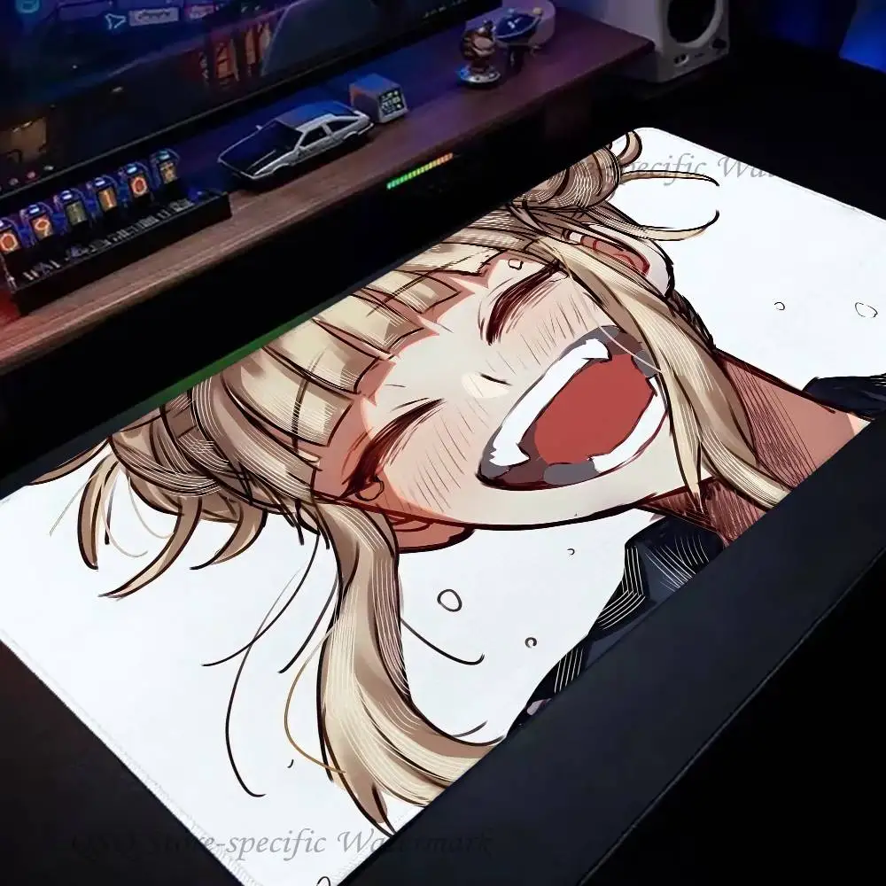 Himiko Toga Anime My H-Hero Academia Mousepad Non-slip Suitable For Office Computers Laptops E-sports Game Desk Mats XXL Keyboar