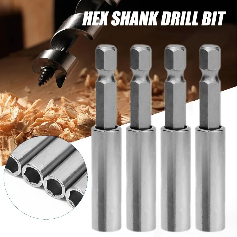 10/1Pcs 60mm Magnetic Screwdriver Extension Bit Tips Holder 1/4in Hex Shank Set Drill Bit Adapter Steel Woodworking Screws Tools