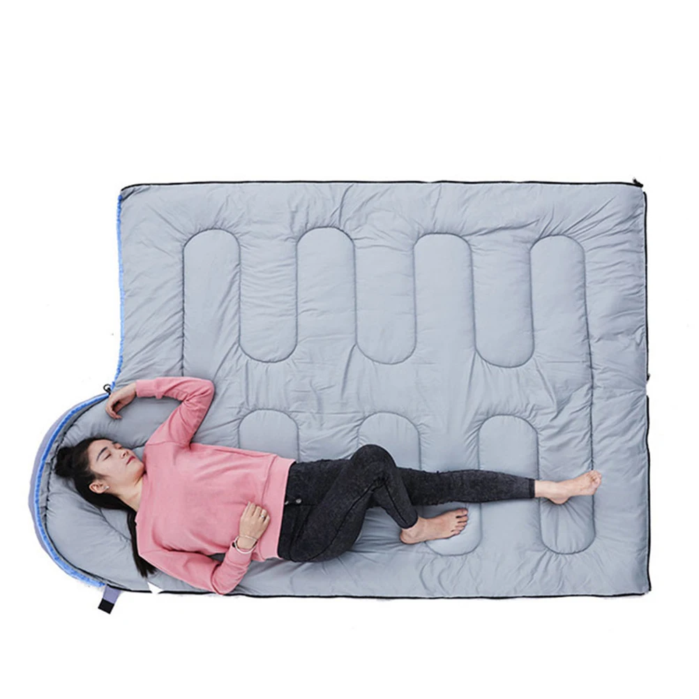 

1pcs Sleeping Bag for Adults Cold Weather Winter Camping Outdoor Lightweight Durable Anti-Splash Smooth Zipper Foldable Survival