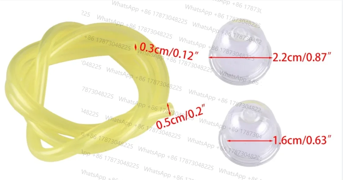 Kit de servicio de bombilla de cebado de línea de combustible de junta de carburador apto para Oleo Mac 730 735 740 Efco 8300 8350 8400 8405 Walbro WT460 nuevo