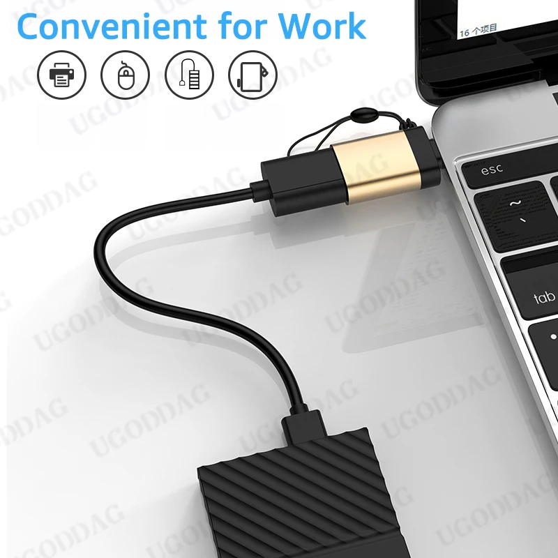 Micro usb 3.0 otg adaptador para samsung tablet android telefone, conector para xiaomi redmi huawei