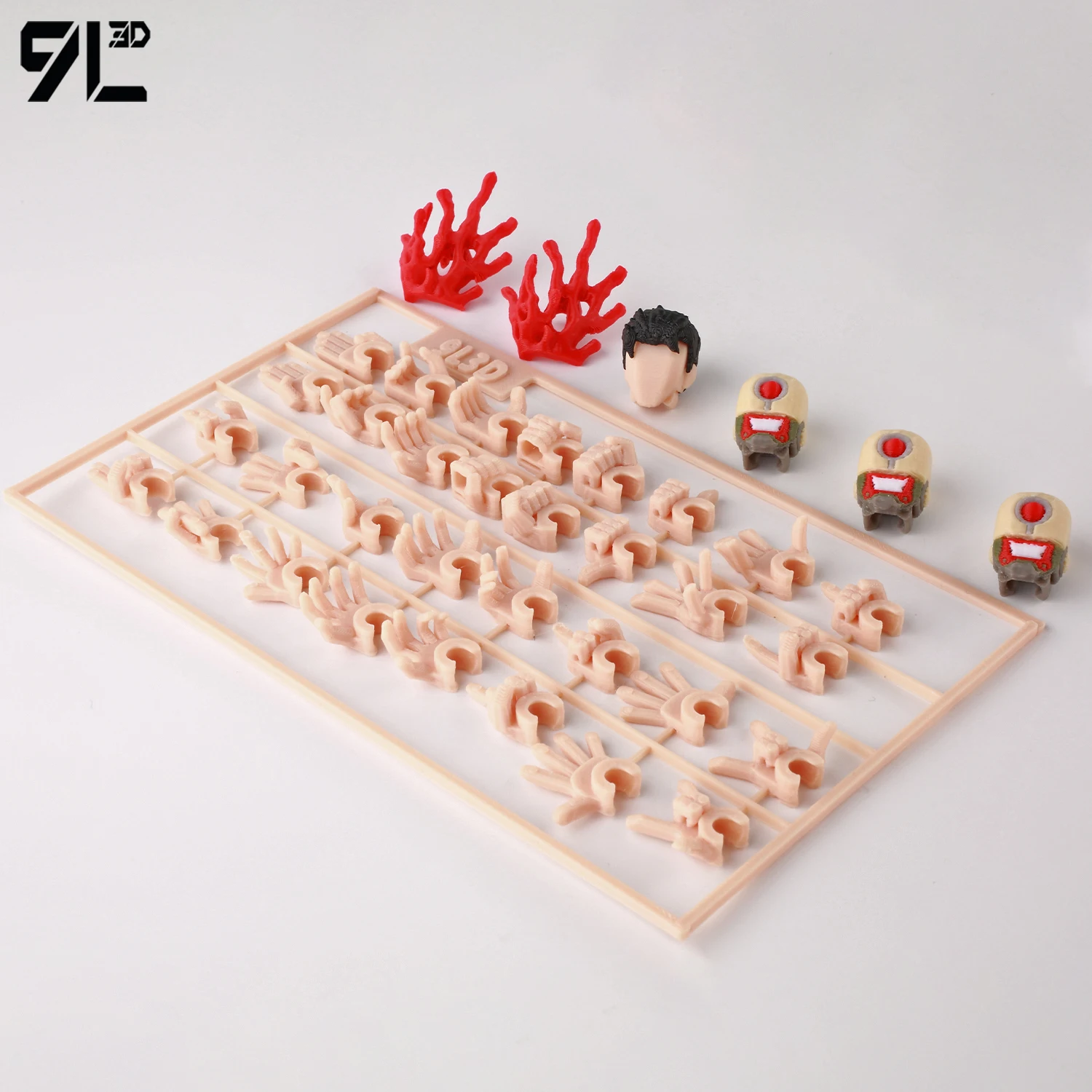 9L3D Unberührbares Zubehörpaket für Mark Lucky13 Actionfigur Dummy13 Mehrteiliges Sammlermodell Spielzeug Geburtstagsgeschenke