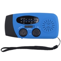 Solar Hand Crank Radio 2000Mah AM/FM/NOAA Weather Radio With LED Flashlight USB Charger Emergency Radio For Camping Durable