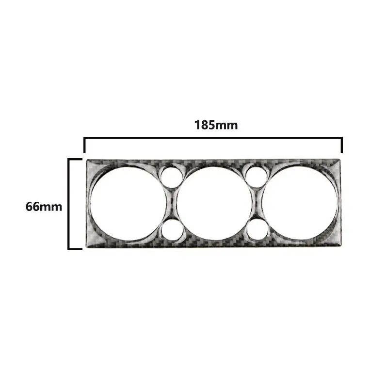 Soft Carbon Fiber For Mini Cooper Hatch One R50 R53 2002 2003 2004 Car Interior AC Air Conditioning Control Panel Trim