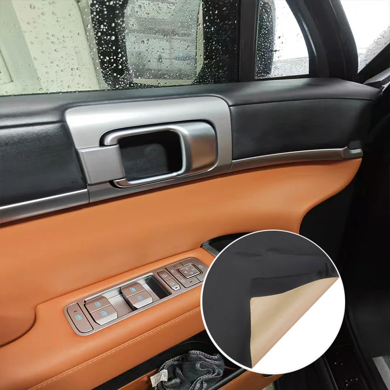 

Самоклеящаяся сетчатая ткань для салона автомобиля 100/200x150 см для домашнего декора, ремонта дверных стоек A, B, C, обивки салона и рукоделия