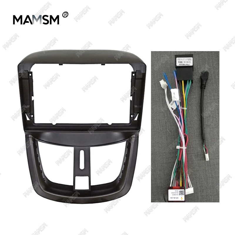 

MAMSM Car Frame Fascia Adapter Canbus Box Decoder For Peugeot 207 207CC 2007-2014 Android Radio Dash Fitting Panel Kit 9 inch