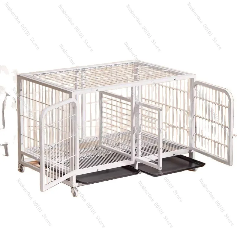 Indoor Dog Cage,Breeding Cage,Pet Villa for Cats Dogs,One-Room-One-Bath Isolation Cage,Foldable Household Pet Nest,Multi-Purpose