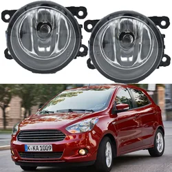 For Ford Figo KA KA + Figo 2015 2016 2017 2018 2019 Car-Styling Front Foglight FogLamp Fog Lights Fog Lamps H11 DRL