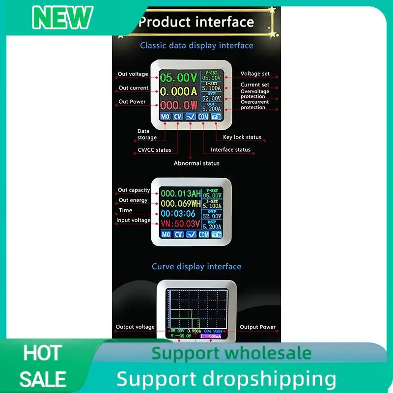Solid WZ5005 Power Module Adjustable Regulated Laboratory Variable Power Supply Communication