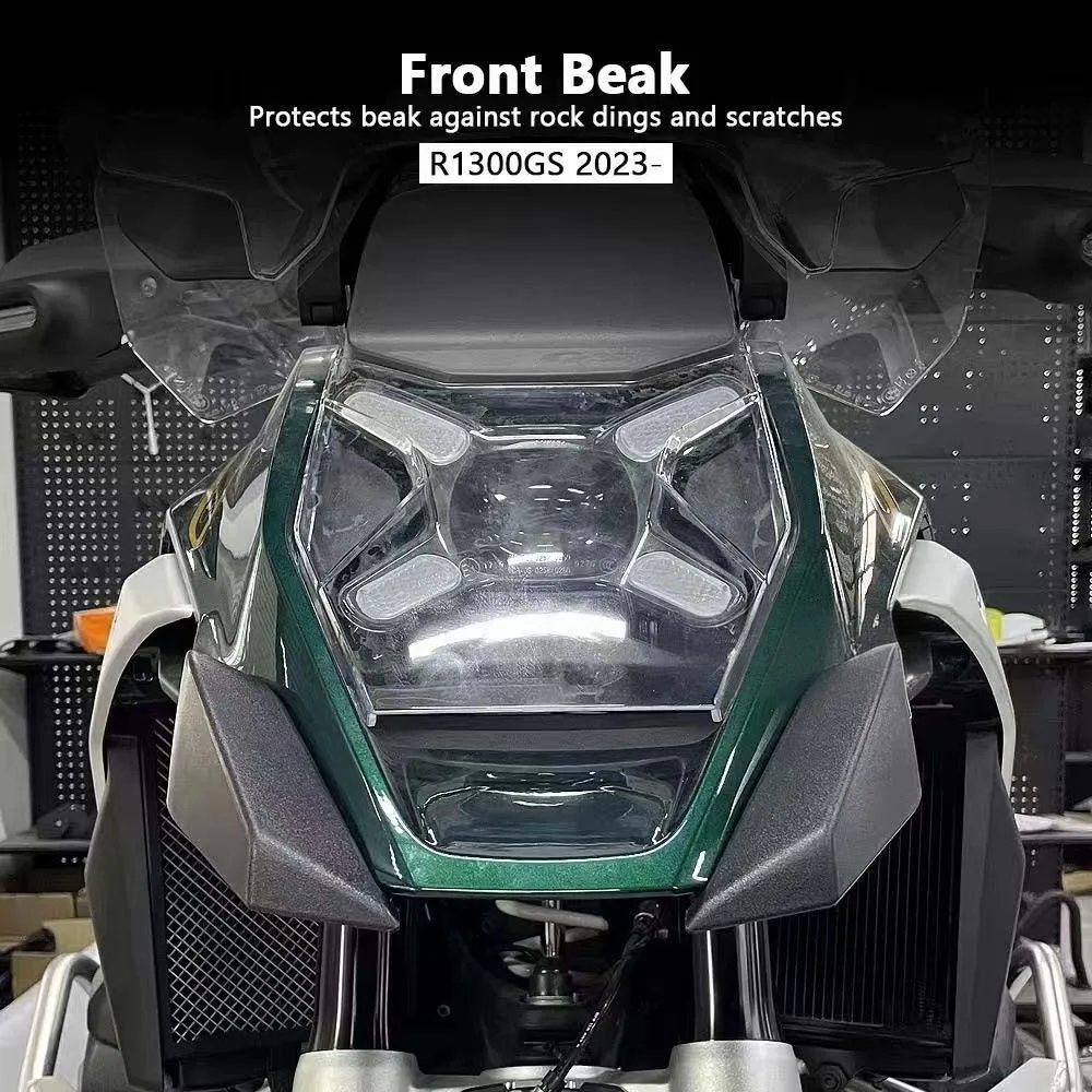 

Motorcycle Front Fender Beak Accessories Front Beak Fairing Extension Wheel Extender Cover For BMW R1300GS r1300gs 2023- 2025